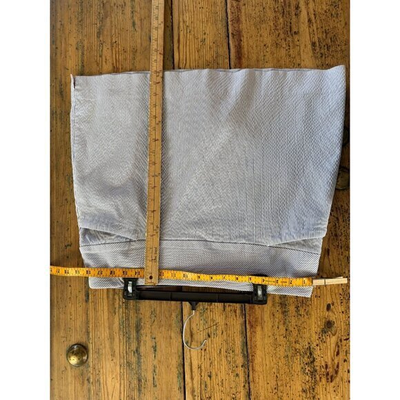 S.C. & Co Women's Blue Skorts size x-Large skirt shorts striped pull on rayon - Picture 10 of 10